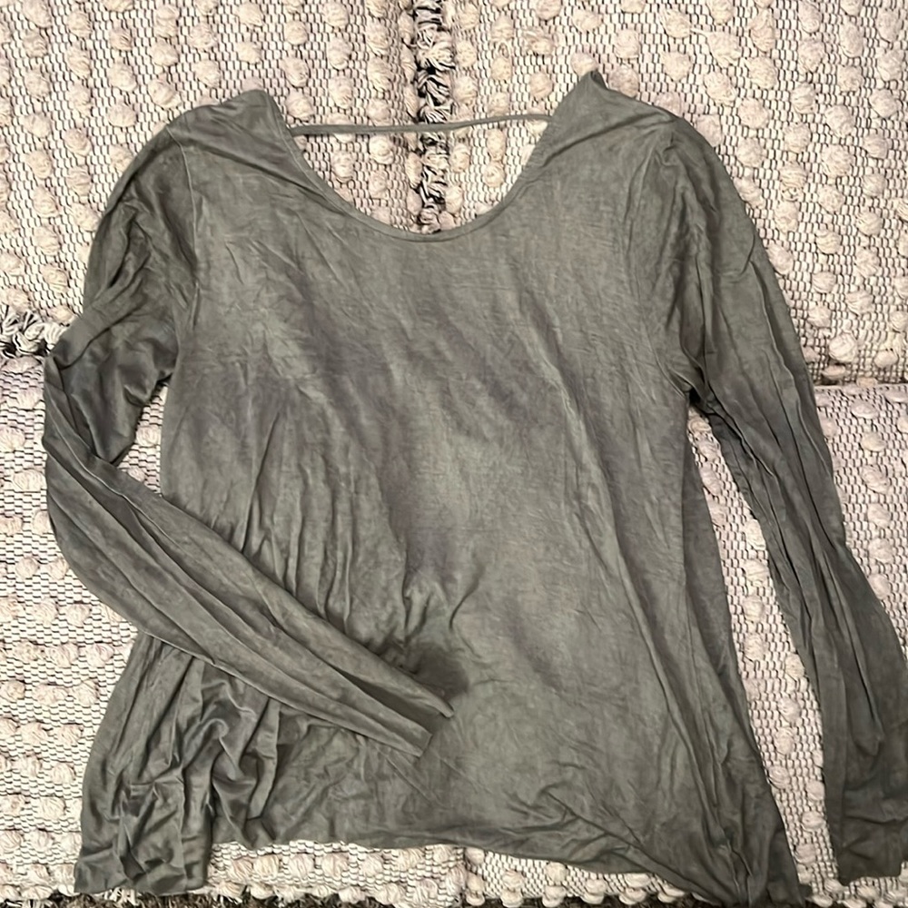 Red by BKE Open Back Fashion Top Size Large, EUC/Like New